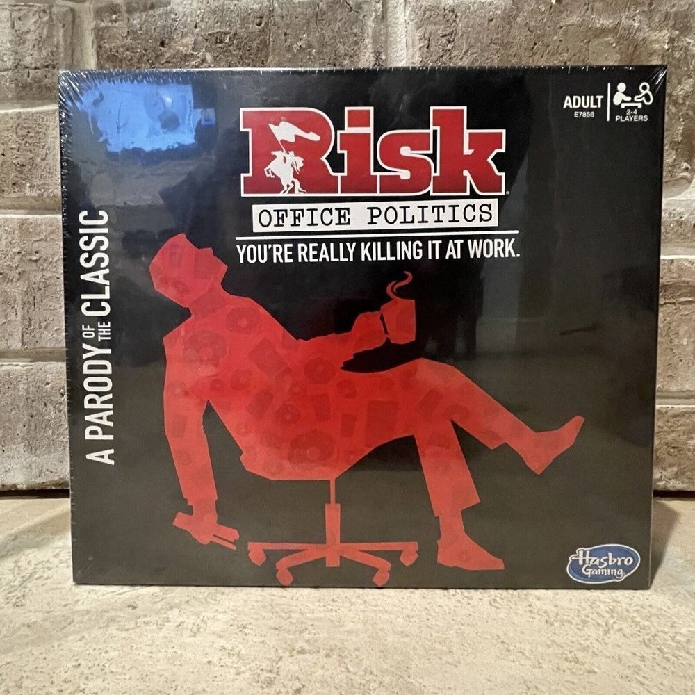 Risk Board Game Office Politics Humor Team Building Fun Hasbro Factory Sealed